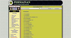 Desktop Screenshot of permainan.org